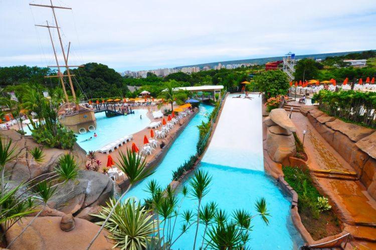 Piazza Diroma - Com Acesso Acqua Park Cn-Go Aparthotel Caldas Novas Exteriör bild