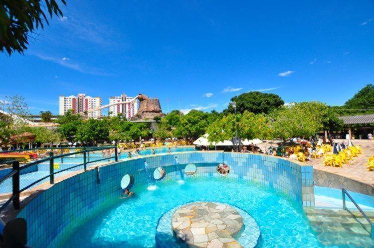 Piazza Diroma - Com Acesso Acqua Park Cn-Go Aparthotel Caldas Novas Exteriör bild