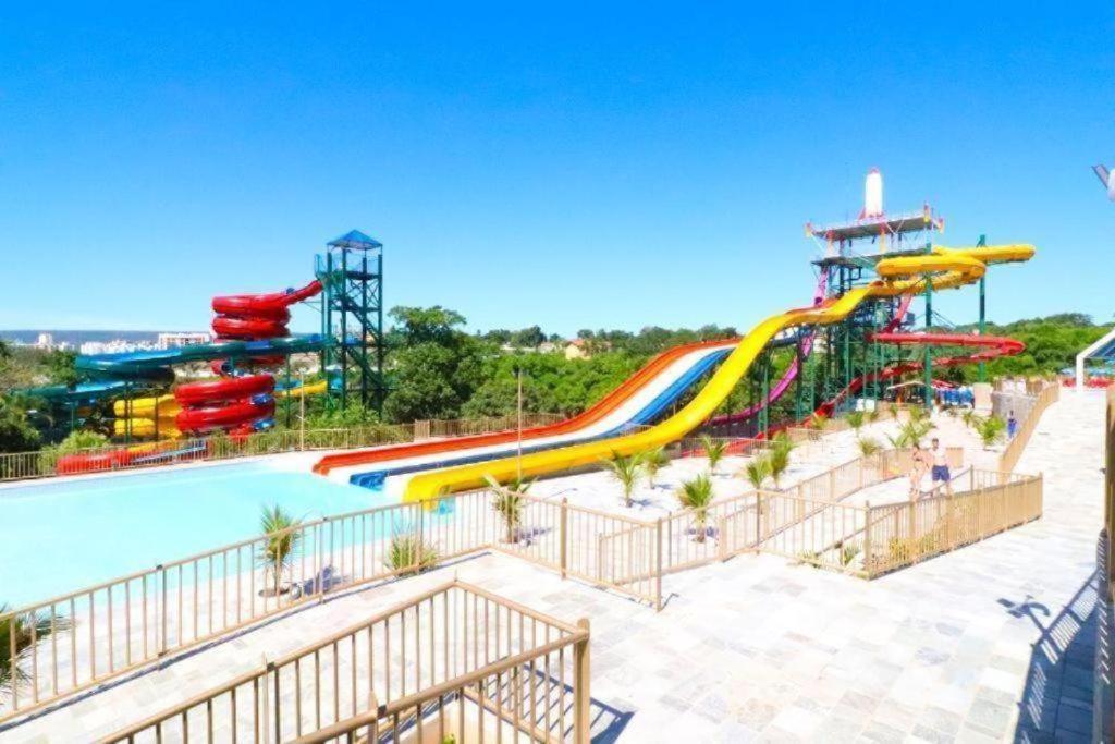 Piazza Diroma - Com Acesso Acqua Park Cn-Go Aparthotel Caldas Novas Exteriör bild